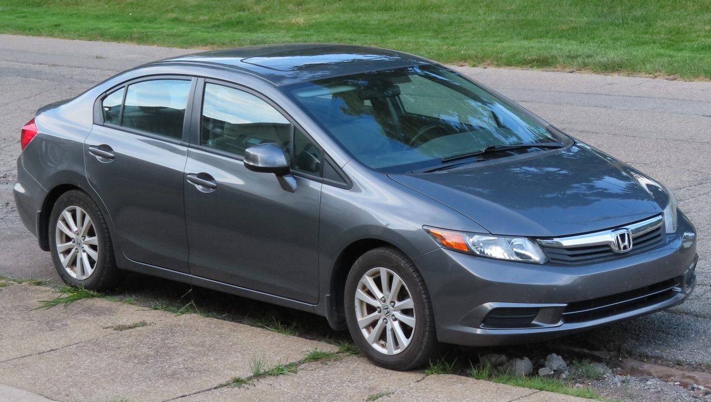 Charcoal Grey Honda Civic